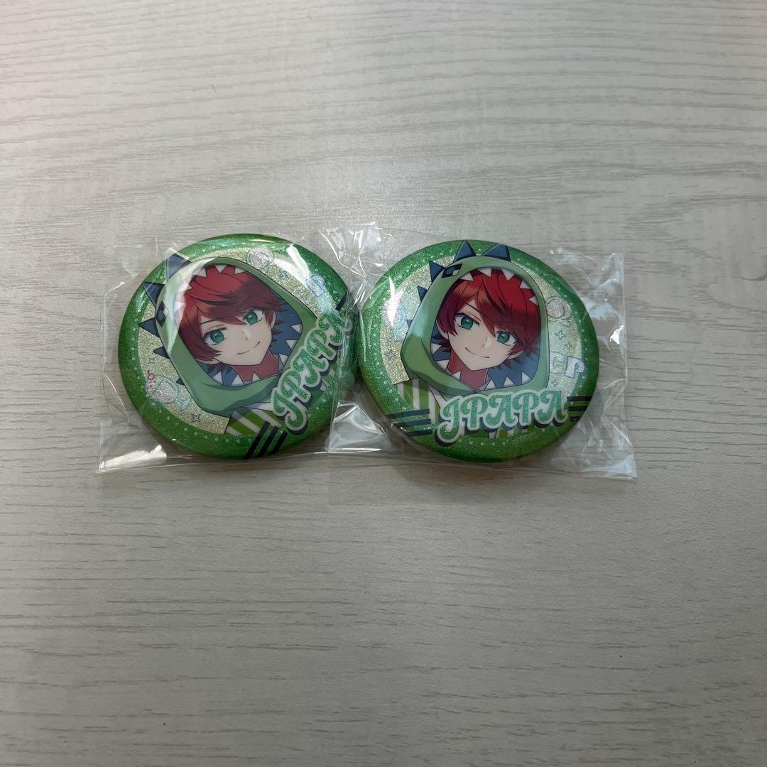 カラフルピーチ缶バッチ ダイナー パラピチ 直筆 カラフルピーチ缶