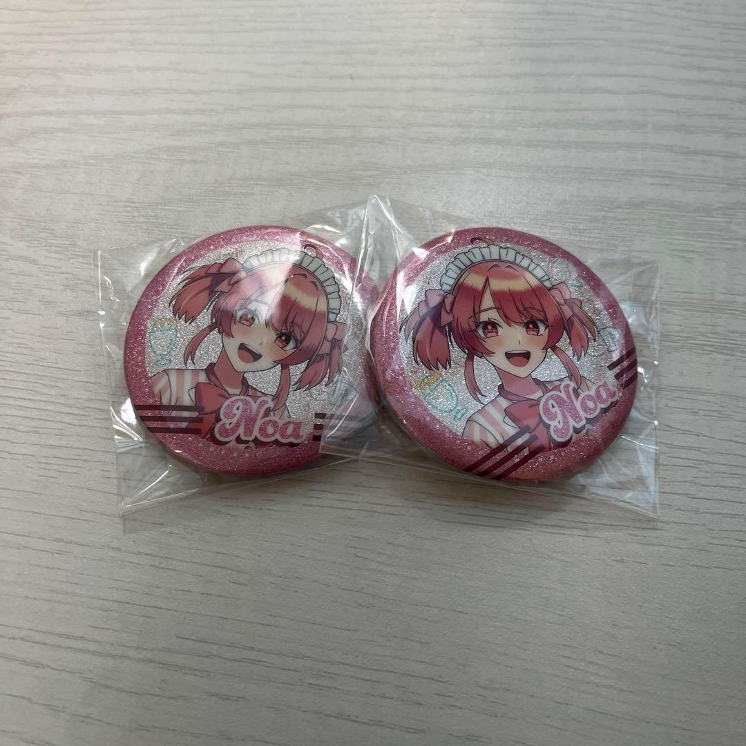 カラフルピーチ缶バッチ ダイナー パラピチ 直筆 - メルカリ