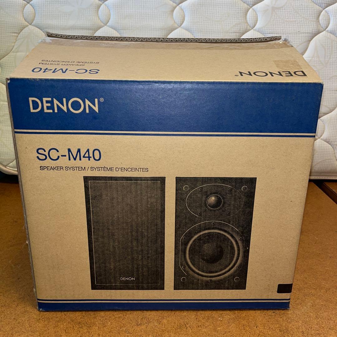 美品⭐️DENON スピーカー ブラックSC-M40ペア 箱付き DENON CD