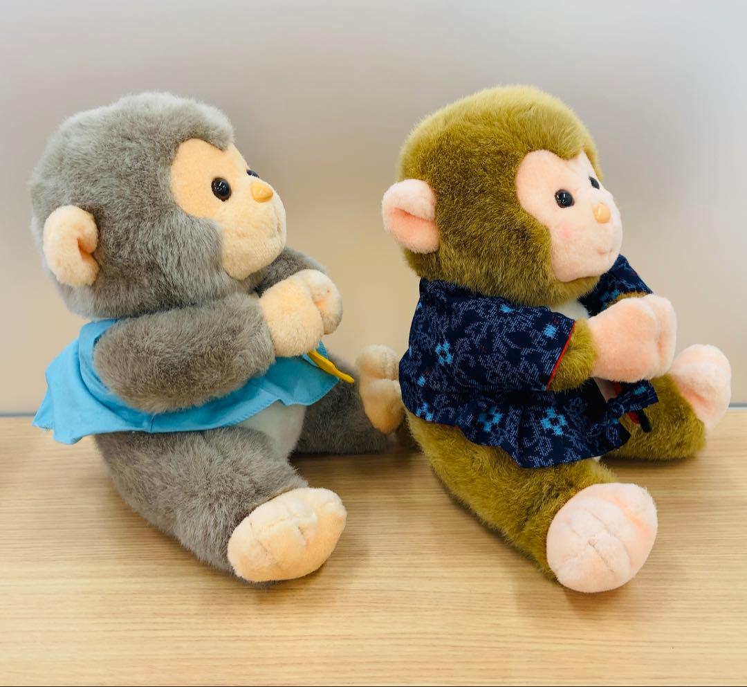 希少　レトロ　日光猿軍団　ぬいぐるみ　サンライク