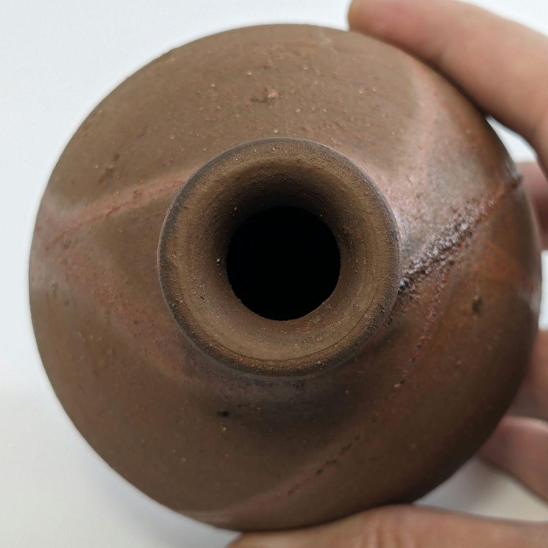 人間国宝 藤原雄 備前焼 緋襷徳利 合箱 とっくり 酒器 食器 工芸品 在銘