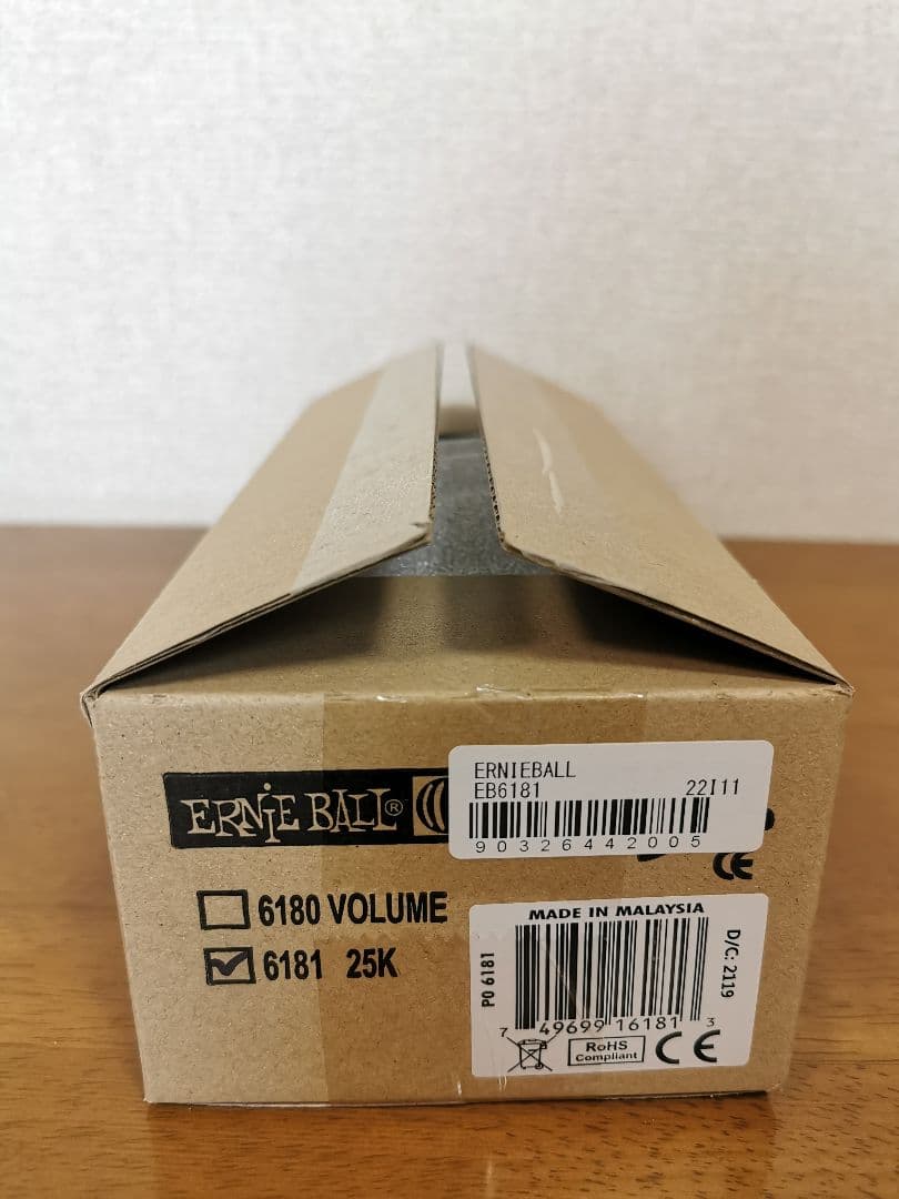 Ernie Ball VP JR ボリュームペダル 6181 25k