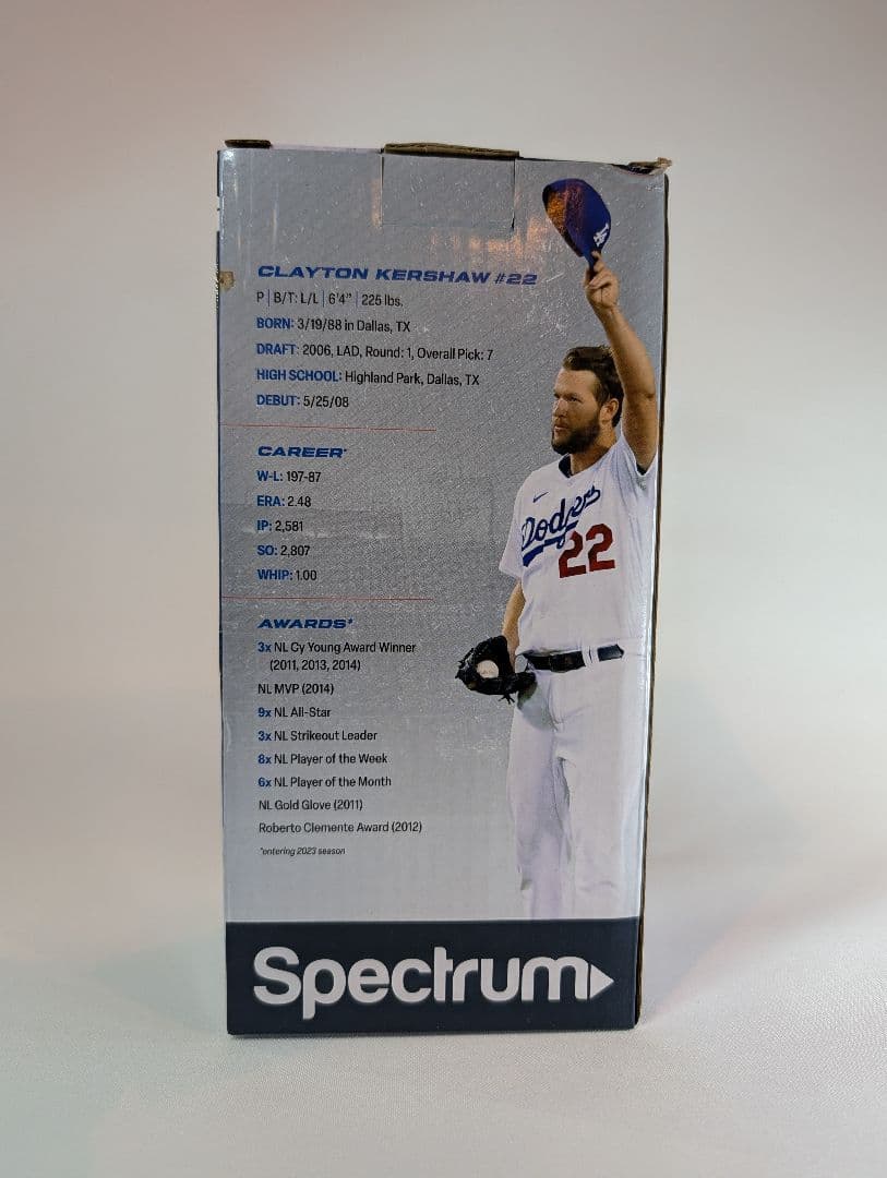 【引退】クレイトン・カーショウ ドジャース ボブルヘッド MVP記念 限定 レア