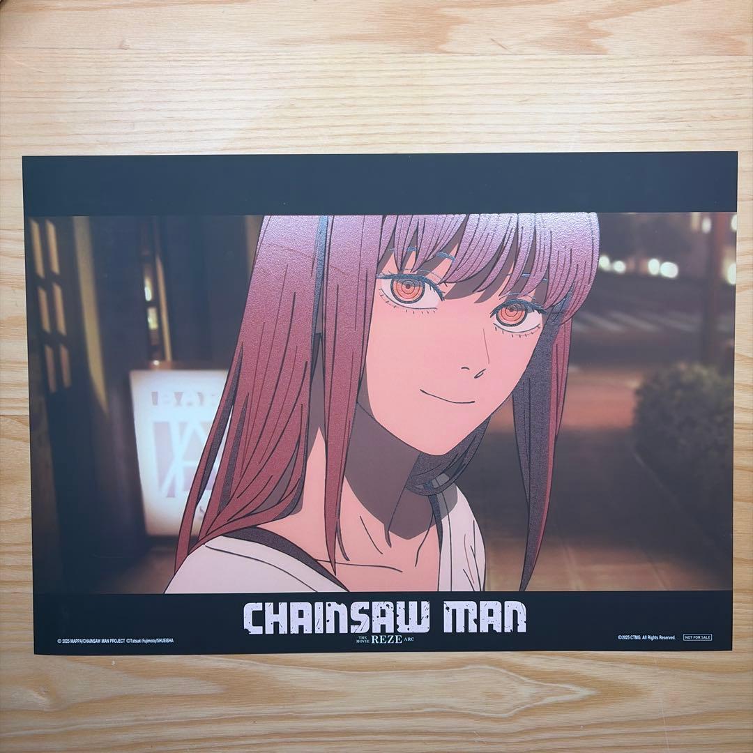 台湾限定 劇場版 チェンソーマン レゼ編 マキマ A3 夜光ポスター