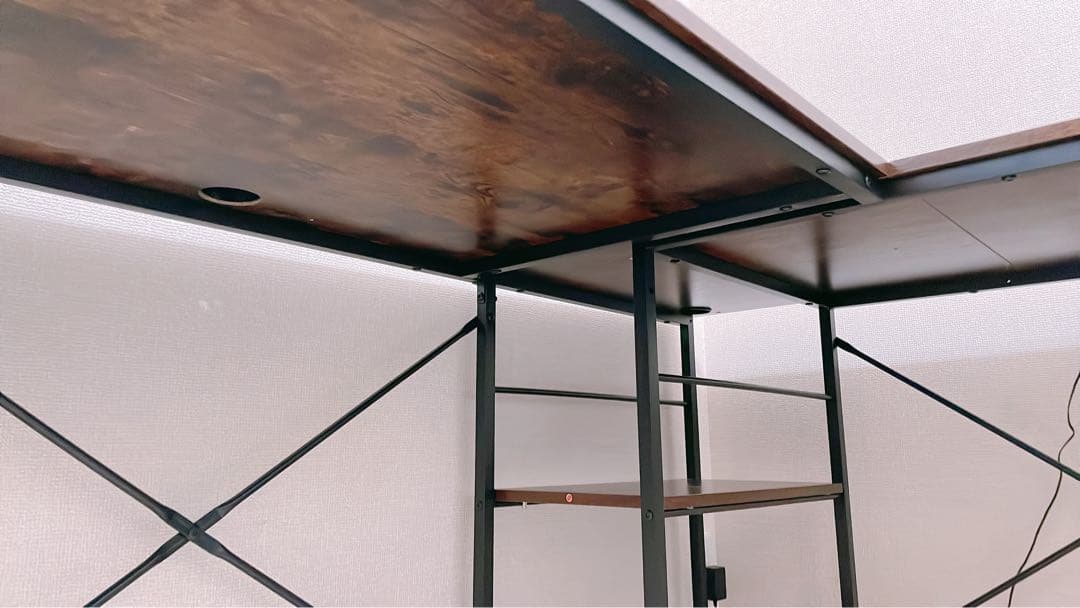 【小峰司】Bestier パソコンデスク 140cm L字デスク