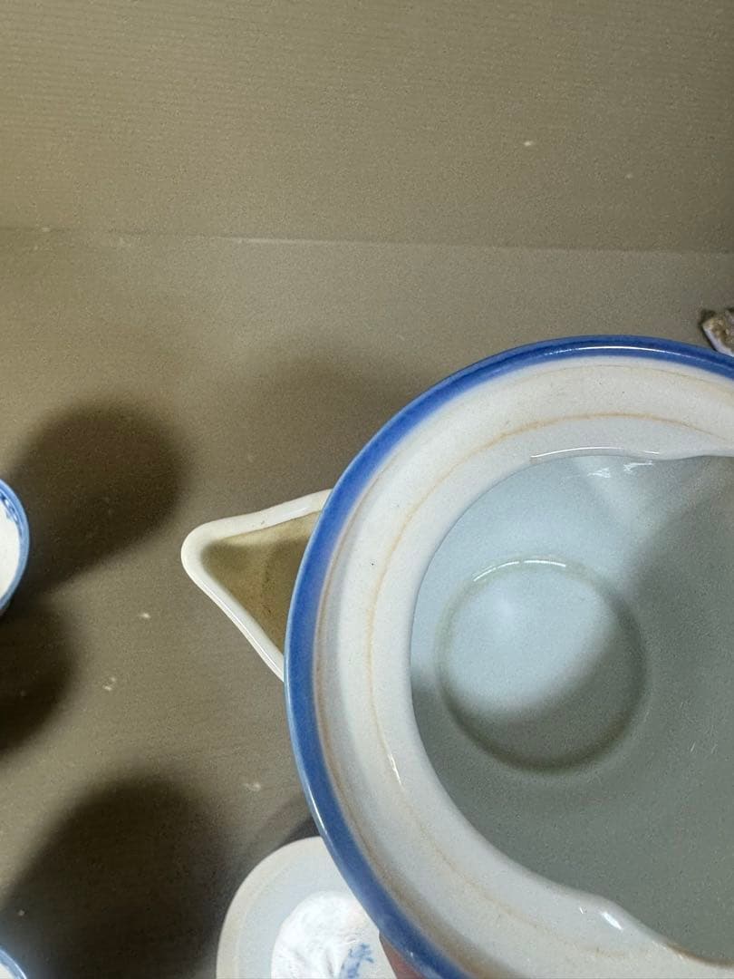 2479 平戸松山作 唐子絵 茶器セット 宝瓶1客 湯呑5客 - メルカリ