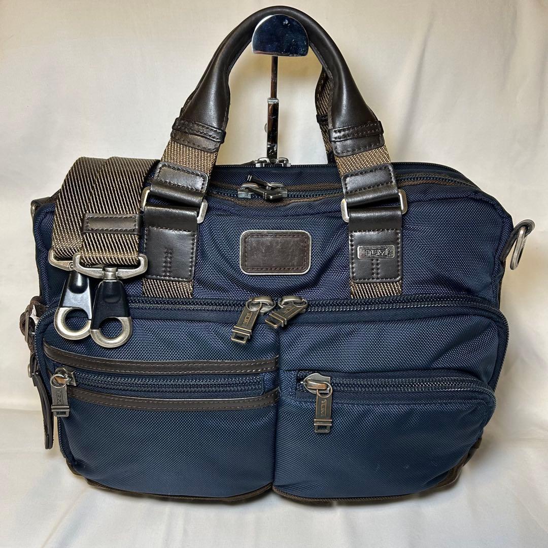 TUMI アルファブラボー 2way ビジネスバッグ ショルダーバッグ ネイビー