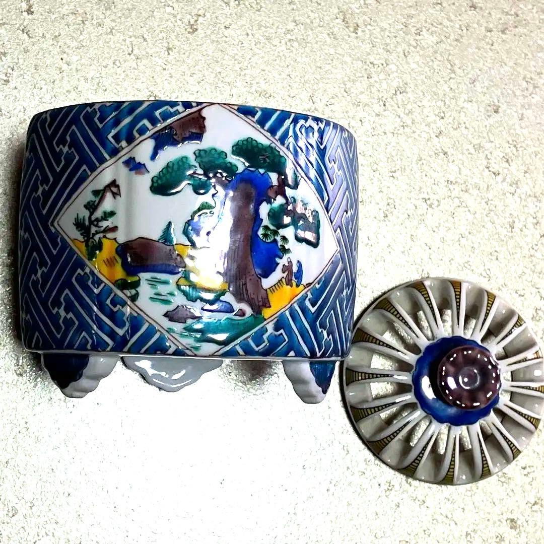 九谷焼香炉　作家物香炉　　★最終価格★