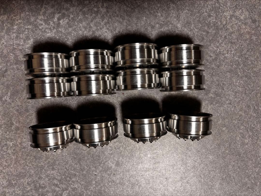 TAMIYAタミヤ 1/14トレーラー　台車屋さん 10穴アルミホイール