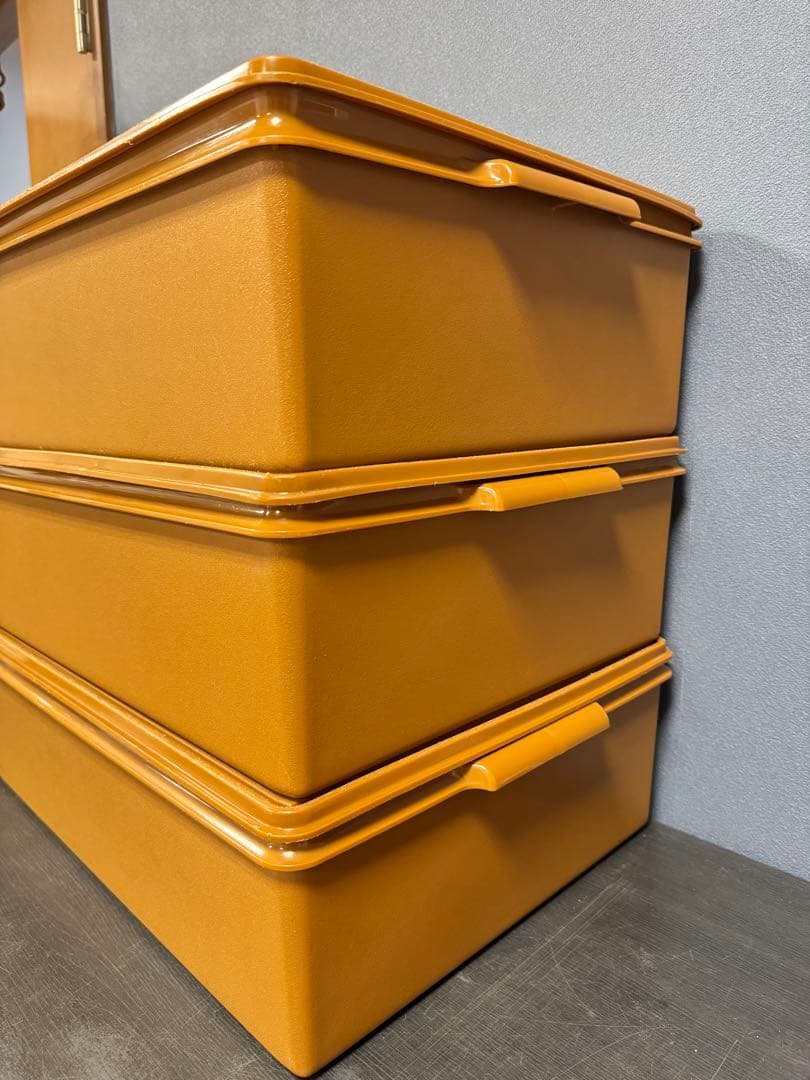 最終価格】タッパーウェア収納ケース まとめセットロングスーパーケース