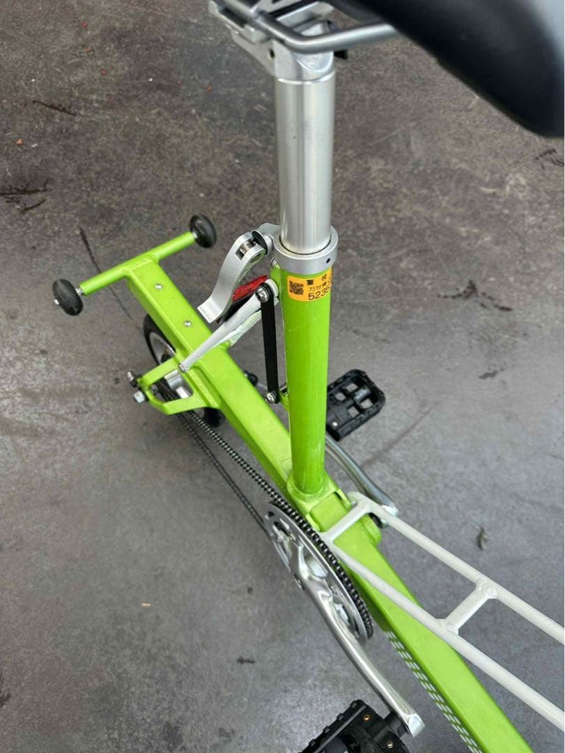 美品 Pacific CARRY ME 折りたたみ自転車 グリーン