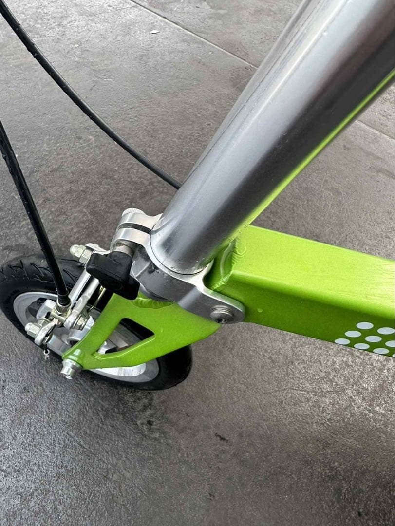 美品 Pacific CARRY ME 折りたたみ自転車 グリーン