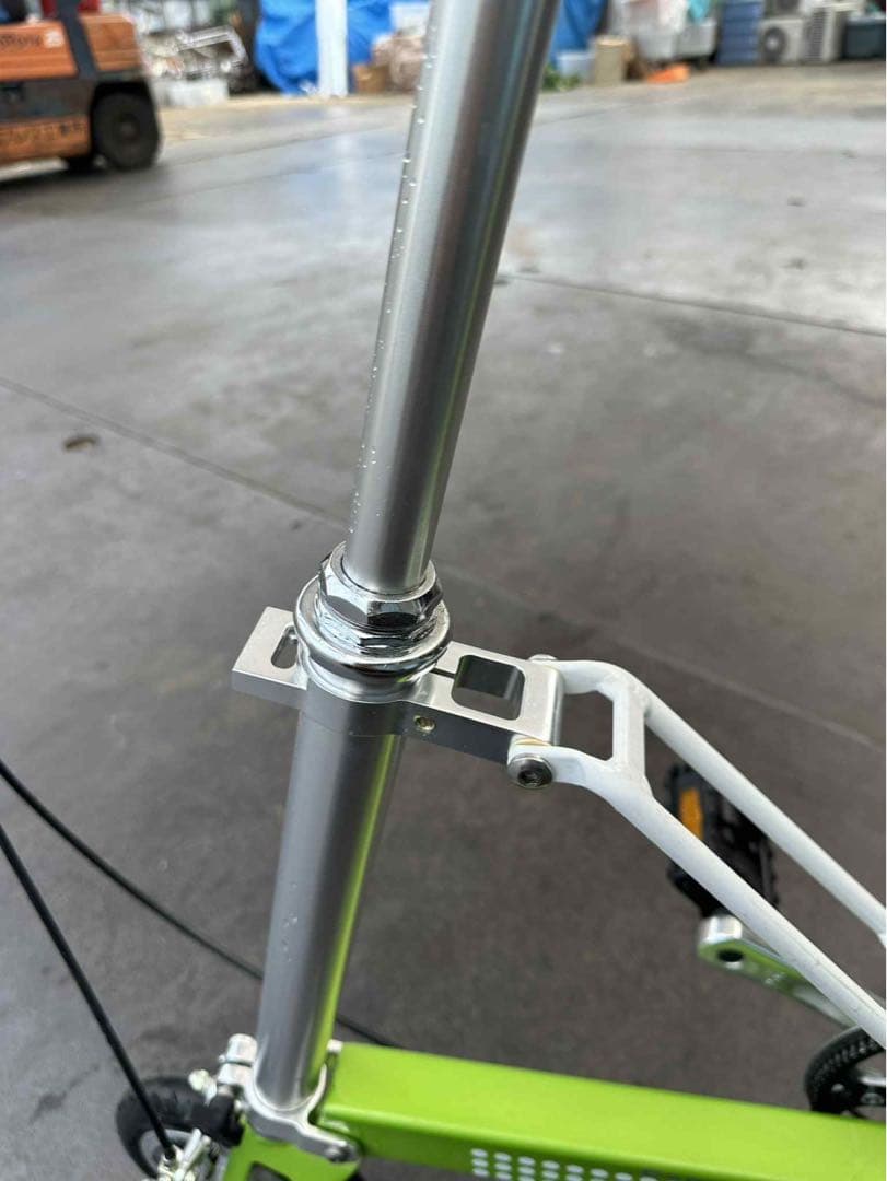 美品 Pacific CARRY ME 折りたたみ自転車 グリーン