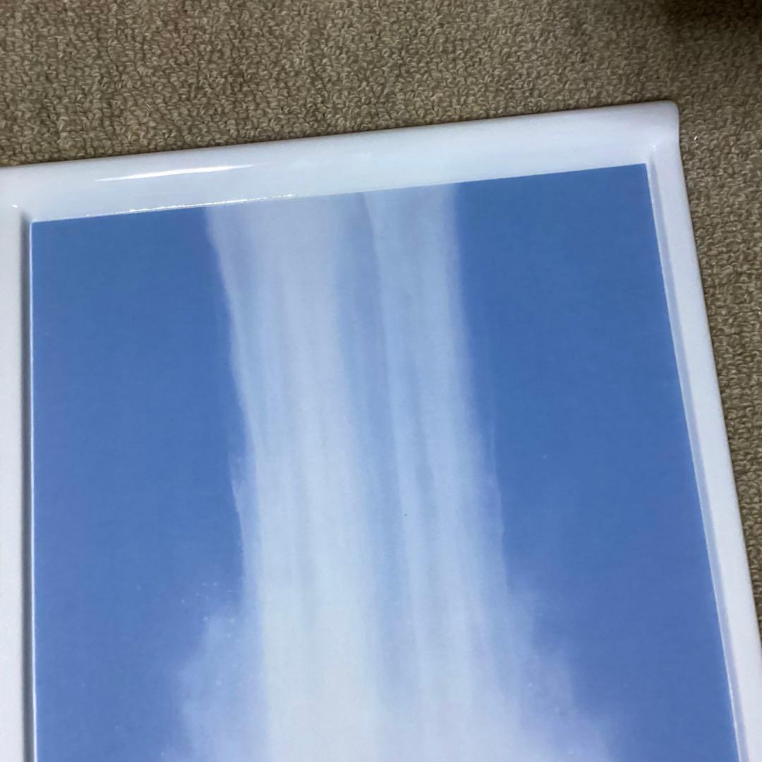 深川製磁 千住博 陶板 陶板画 Waterfall ウォーターフォール 飾り皿