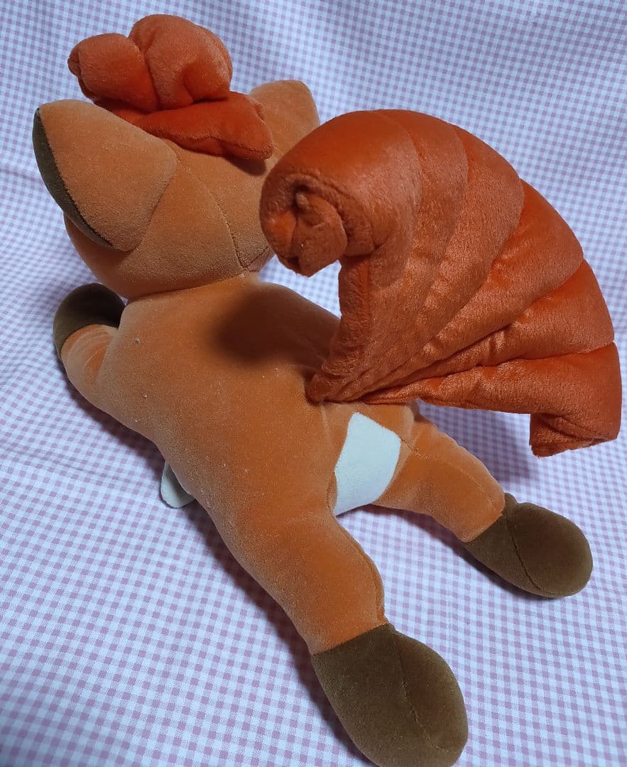 ポケモン あったかぬいぐるみ　ロコン オレンジ 長さ35cm