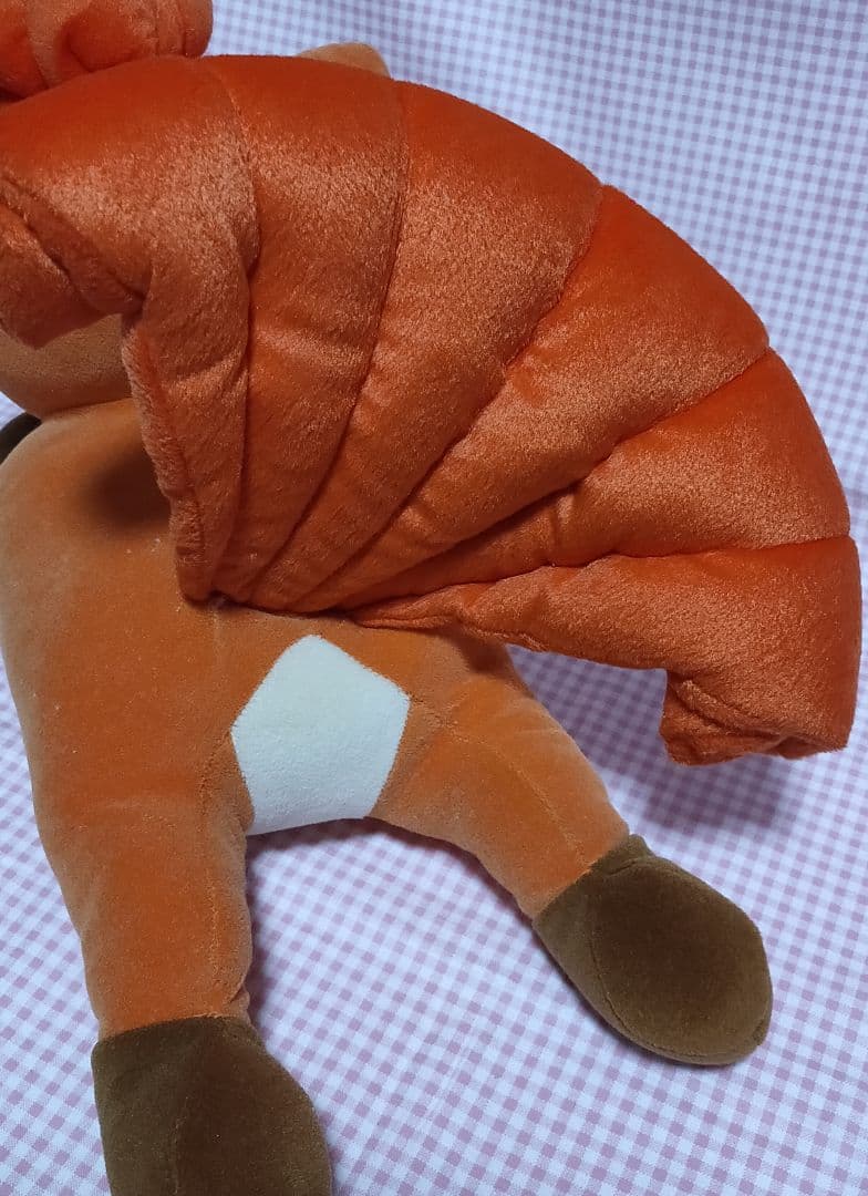 ポケモン あったかぬいぐるみ　ロコン オレンジ 長さ35cm