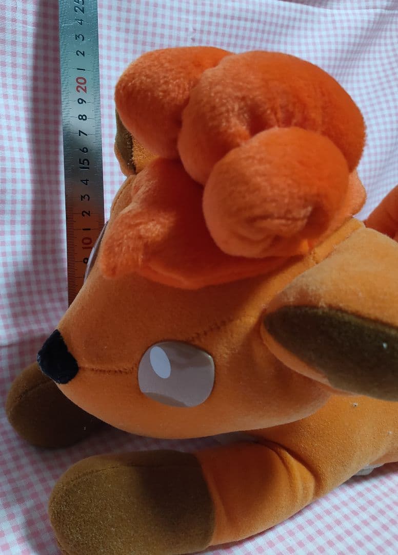 ポケモン あったかぬいぐるみ　ロコン オレンジ 長さ35cm