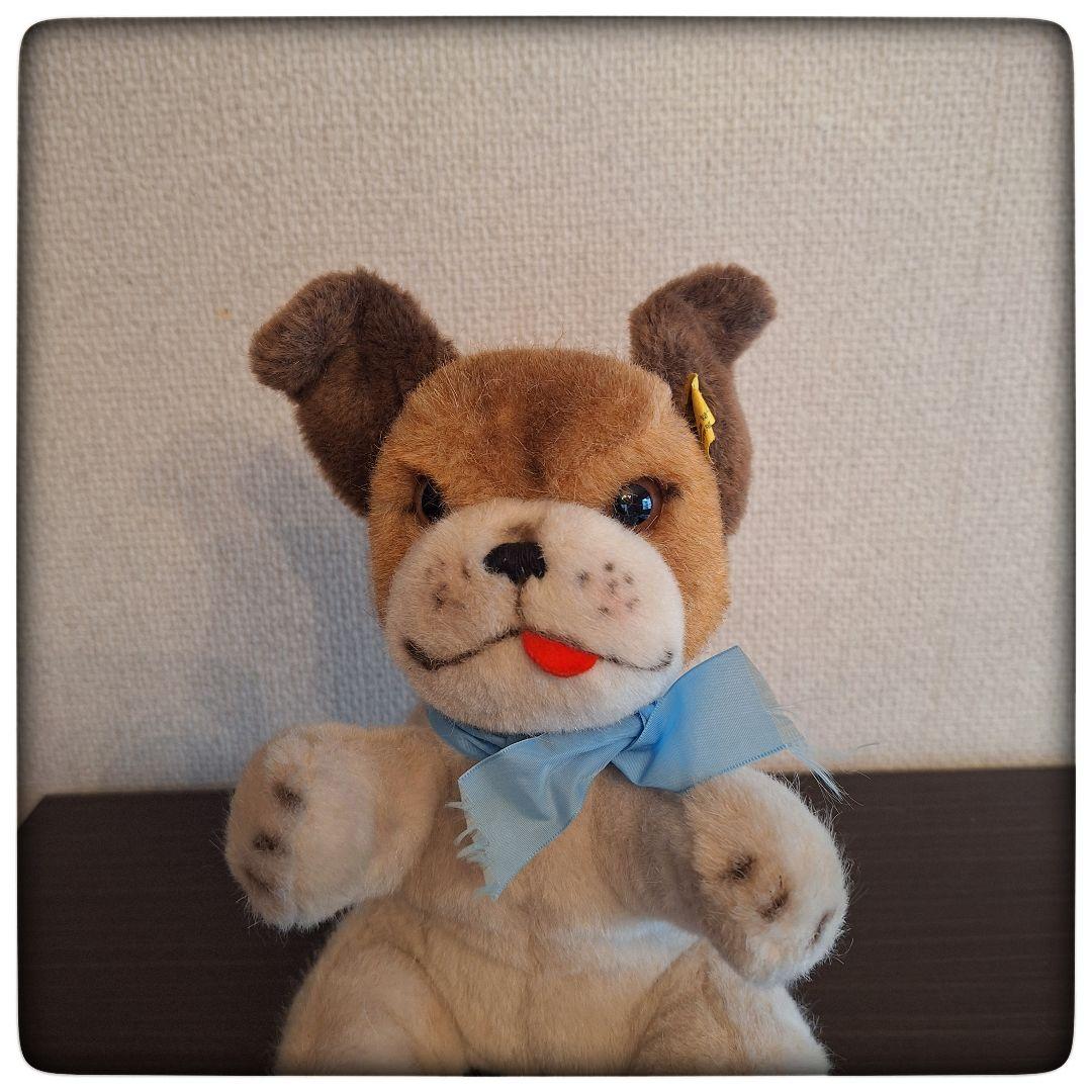 【おすわり犬 Possy 25cm】シュタイフ ブルドック