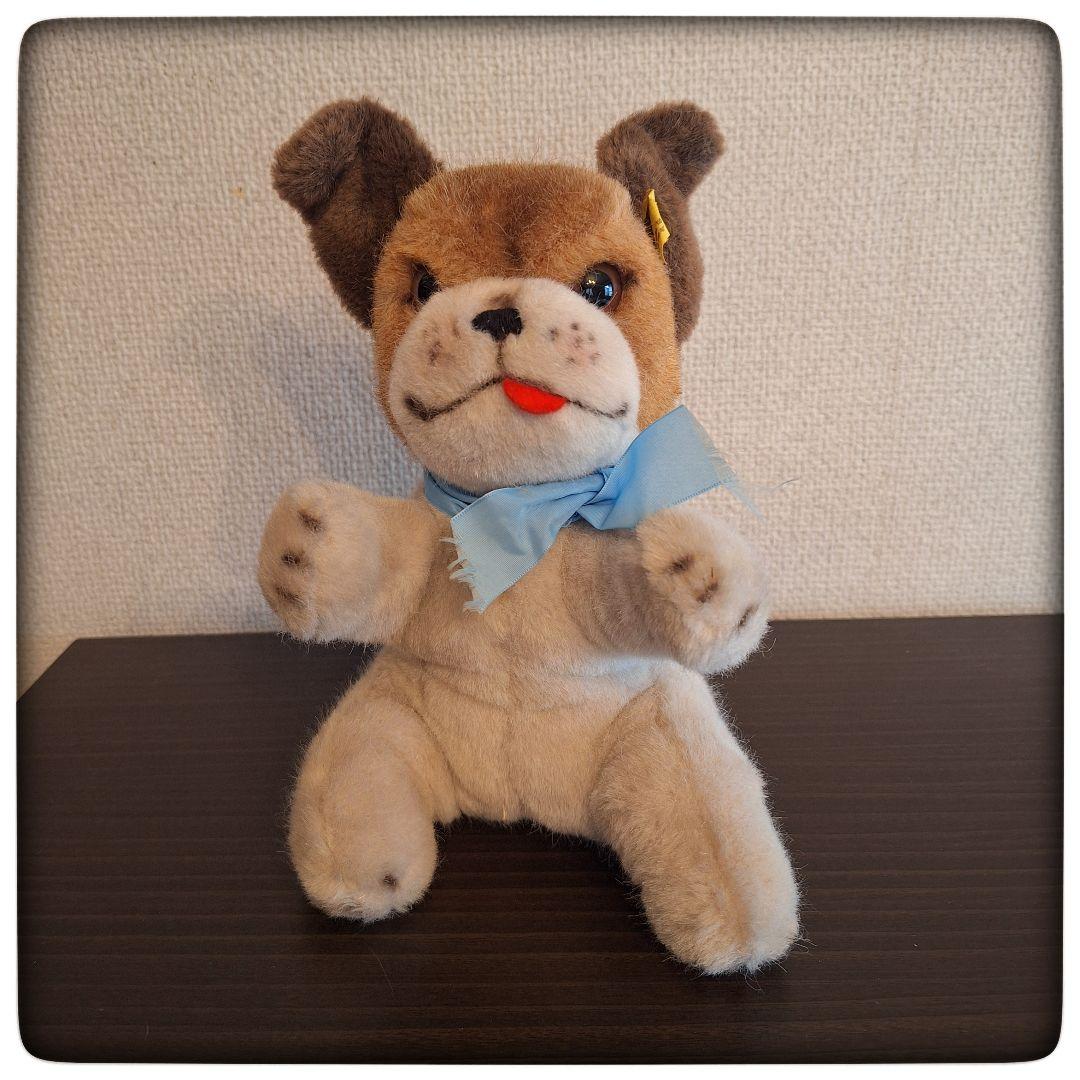 【おすわり犬 Possy 25cm】シュタイフ ブルドック