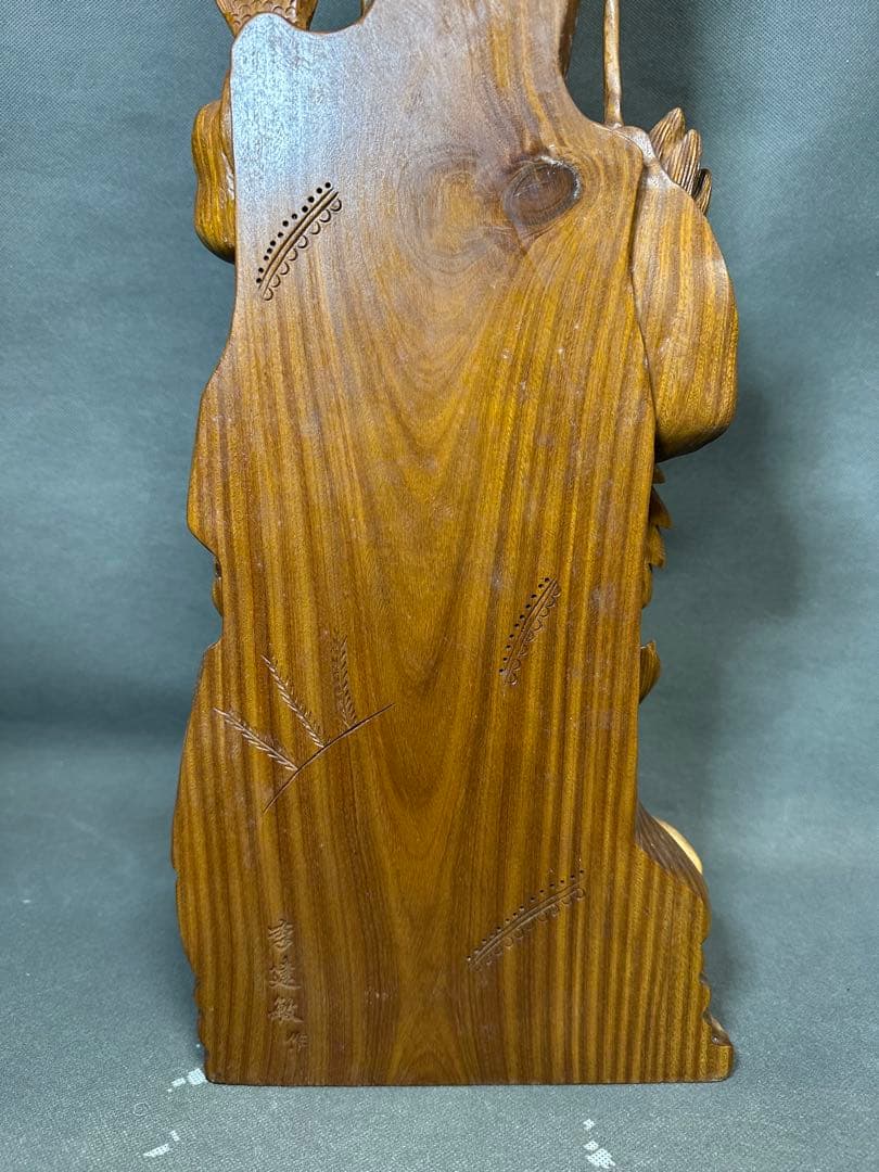 绿檀 白檀 観音 木彫り 仏教美術 仏像 骨董 木像 木製 仏教 密教 置物