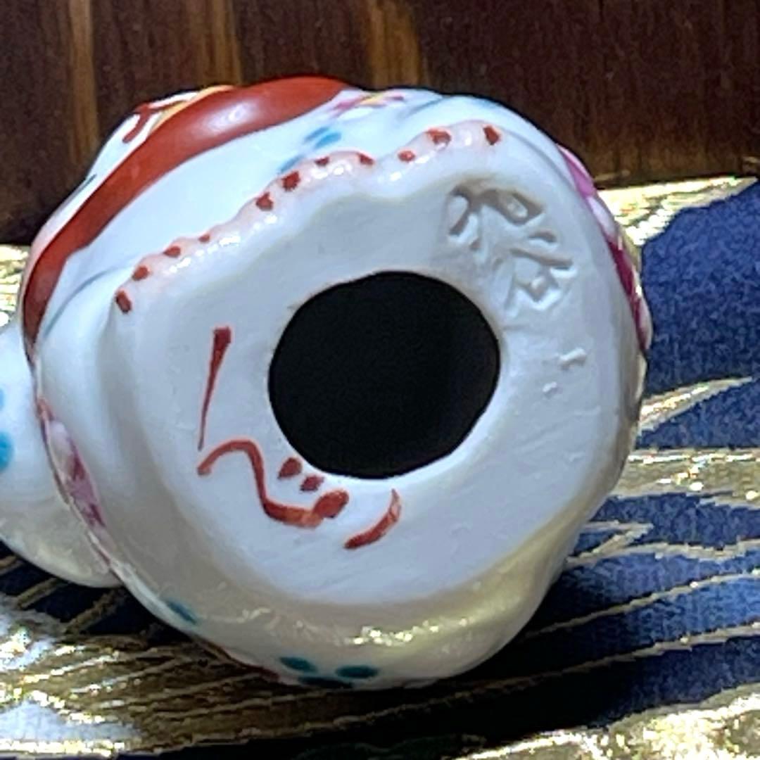 願いが叶う 九谷焼】手描きの招き猫 1.5号 作家:下野邦子 右手 恋愛運