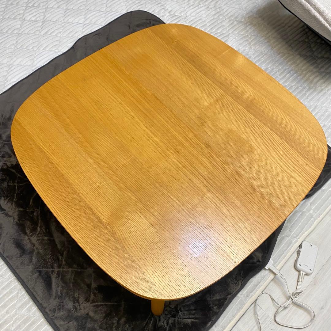 値下げ不可 廃盤品 無印良品 正方形こたつ ナチュラル - メルカリ