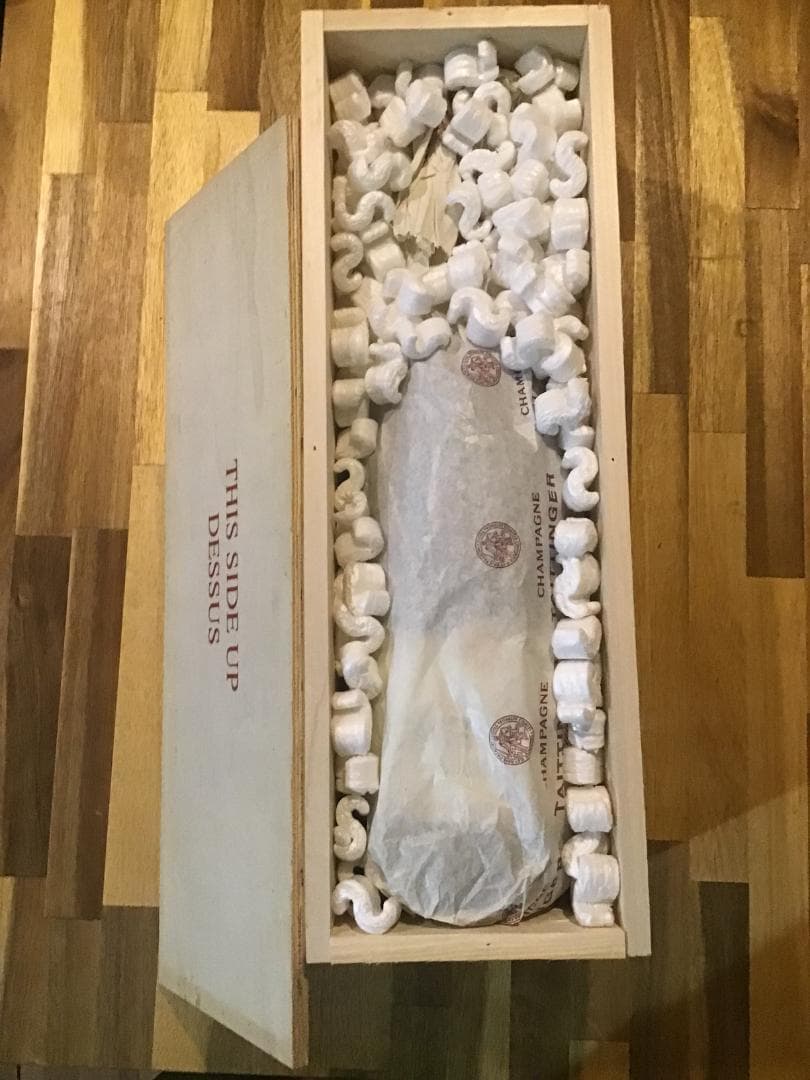 Xmas 木箱Wマグナム 3L シャンパン【テタンジェ ブリュット レゼルブ 】