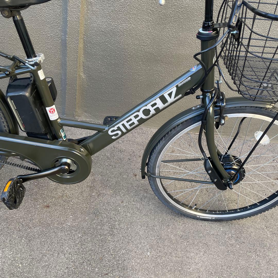 ブリヂストンアルベルト 電動アシスト自転車26インチ グリーン