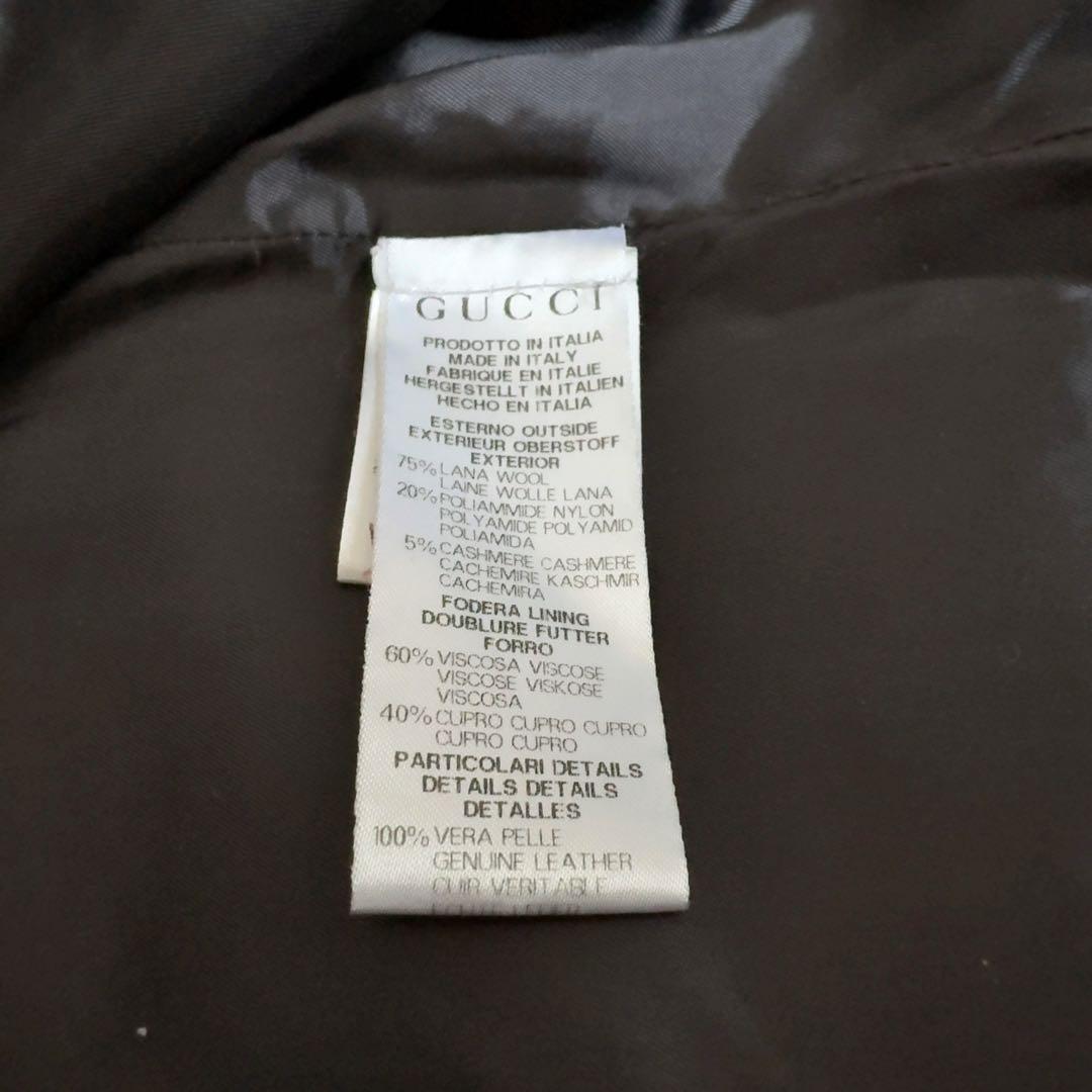 美品】グッチ チルドレン ダッフルコート カシミヤ シェリーライン 5