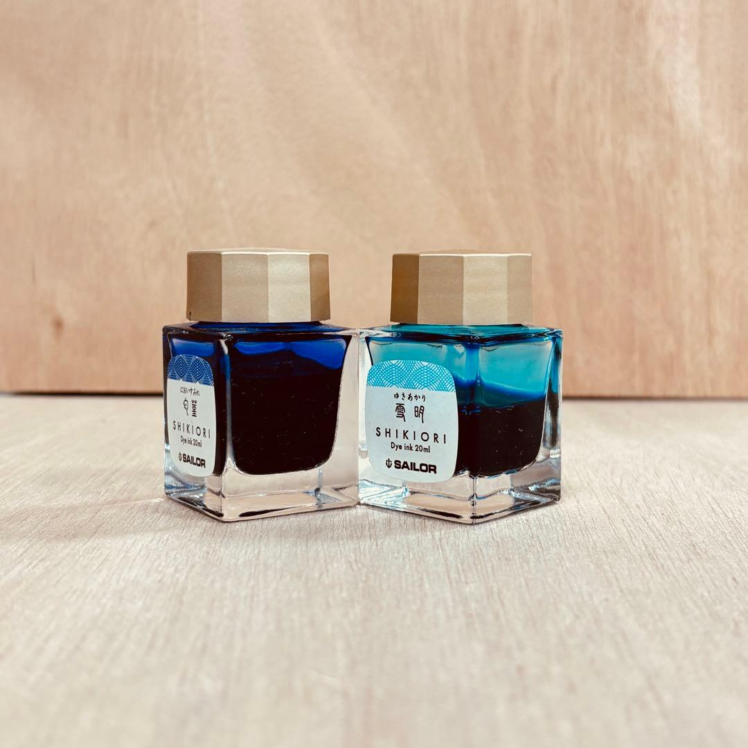 色彩雫&shikiori 万年筆用インクセット