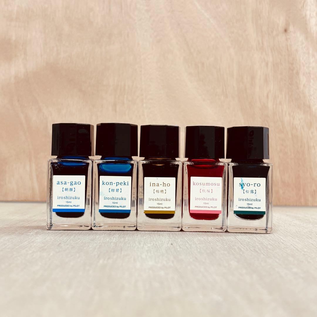 色彩雫&shikiori 万年筆用インクセット