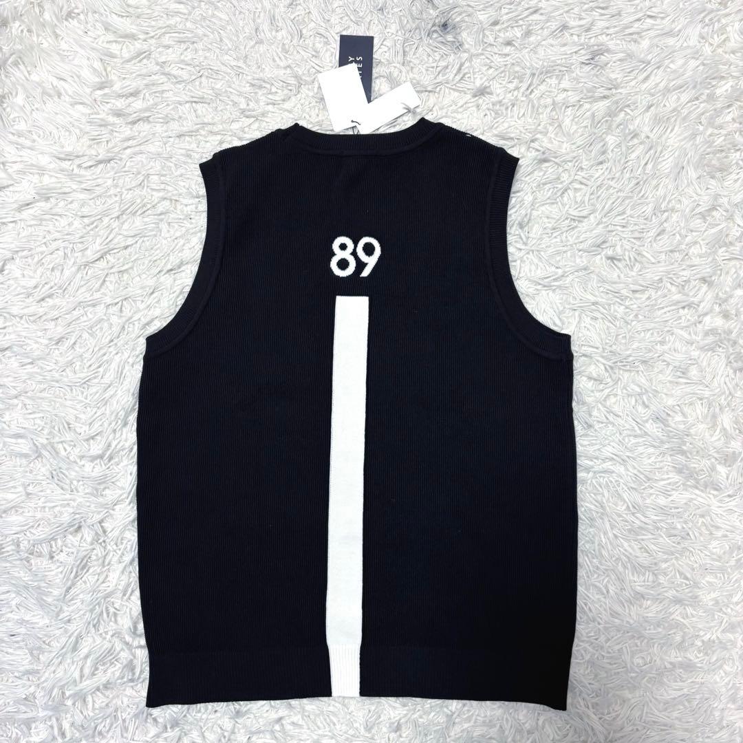 新品未使用 パーリーゲイツ ニットベスト Vネック ビックロゴ ニットセーター