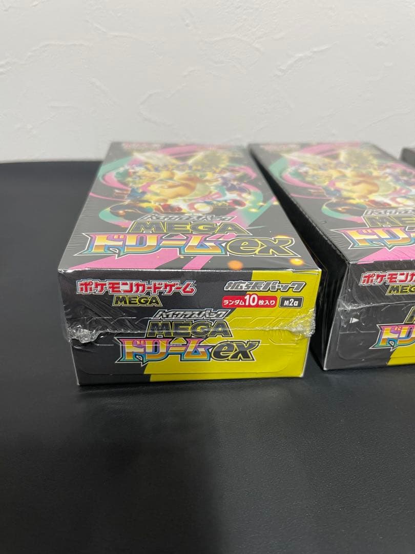 【新品未開封　シュリンク付】ポケモンカード MEGA ドリームex 3BOX