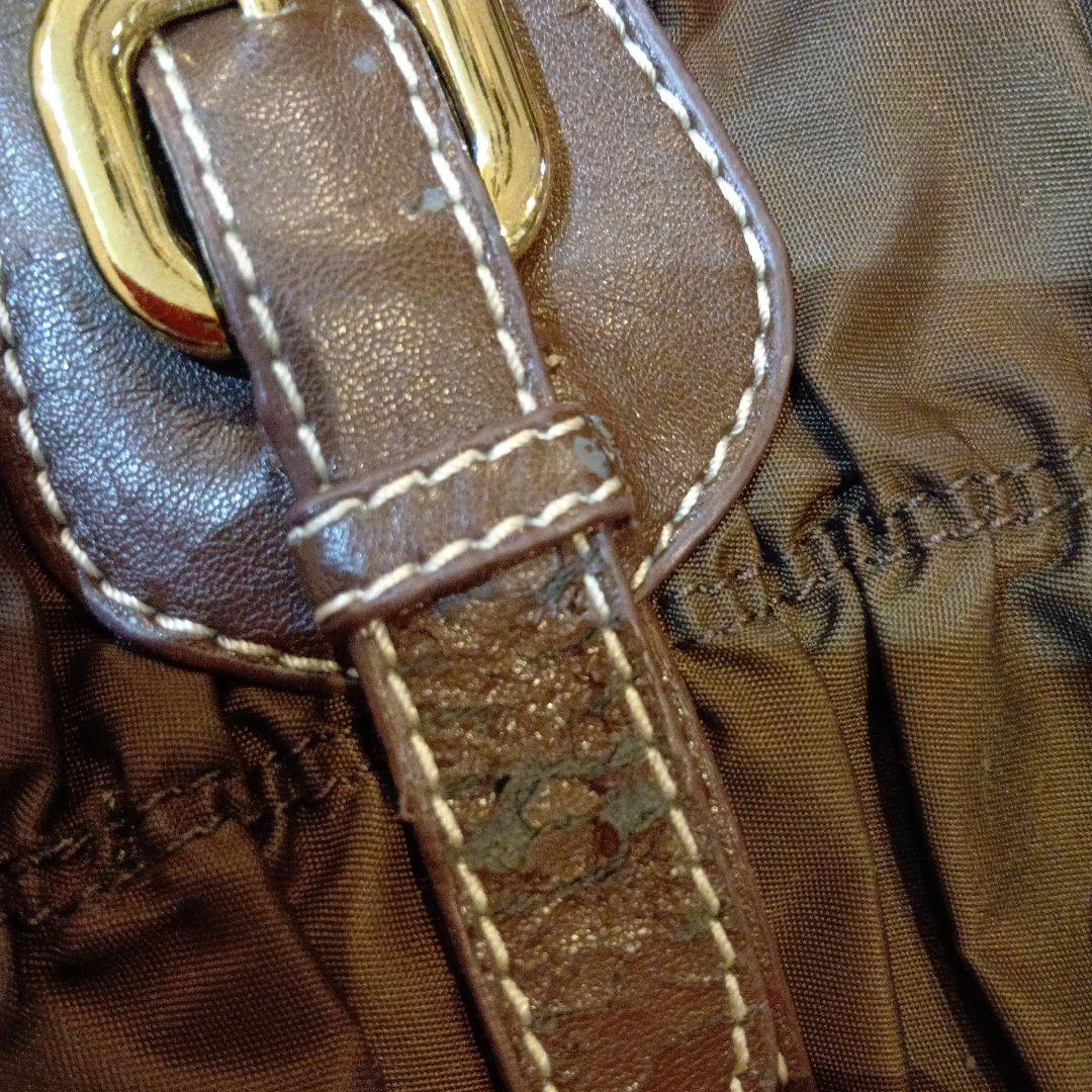 PRADA B8888 ブラウン ハンドーバッグ