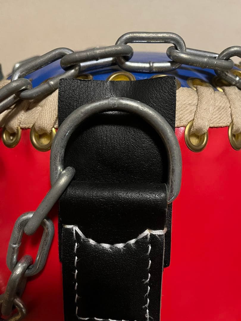 Winning ウイニング タイミングバッグ サンドバッグ 赤/青 チェーン付き