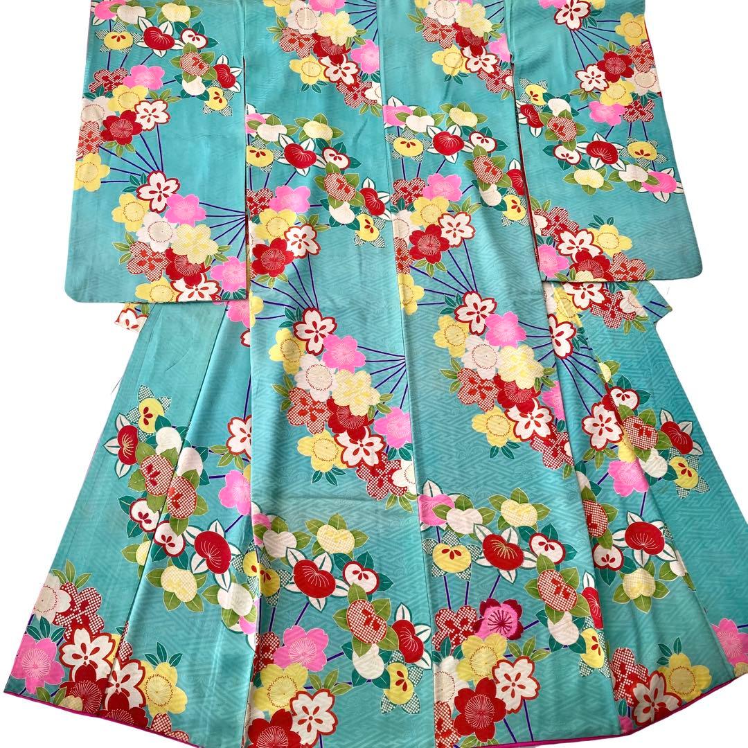 アンティーク　女の子　子供着物　ジュニア　アンティーク着物　袴　七五三　NO2