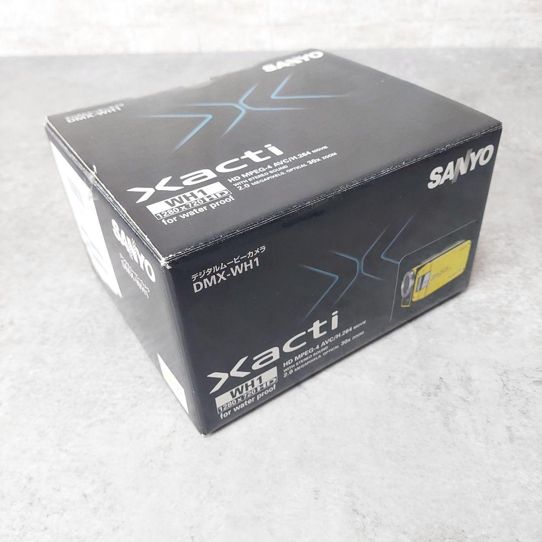 SANYO 防水 ムービーカメラ Xacti ザクティ DMX-WH1 イエロー