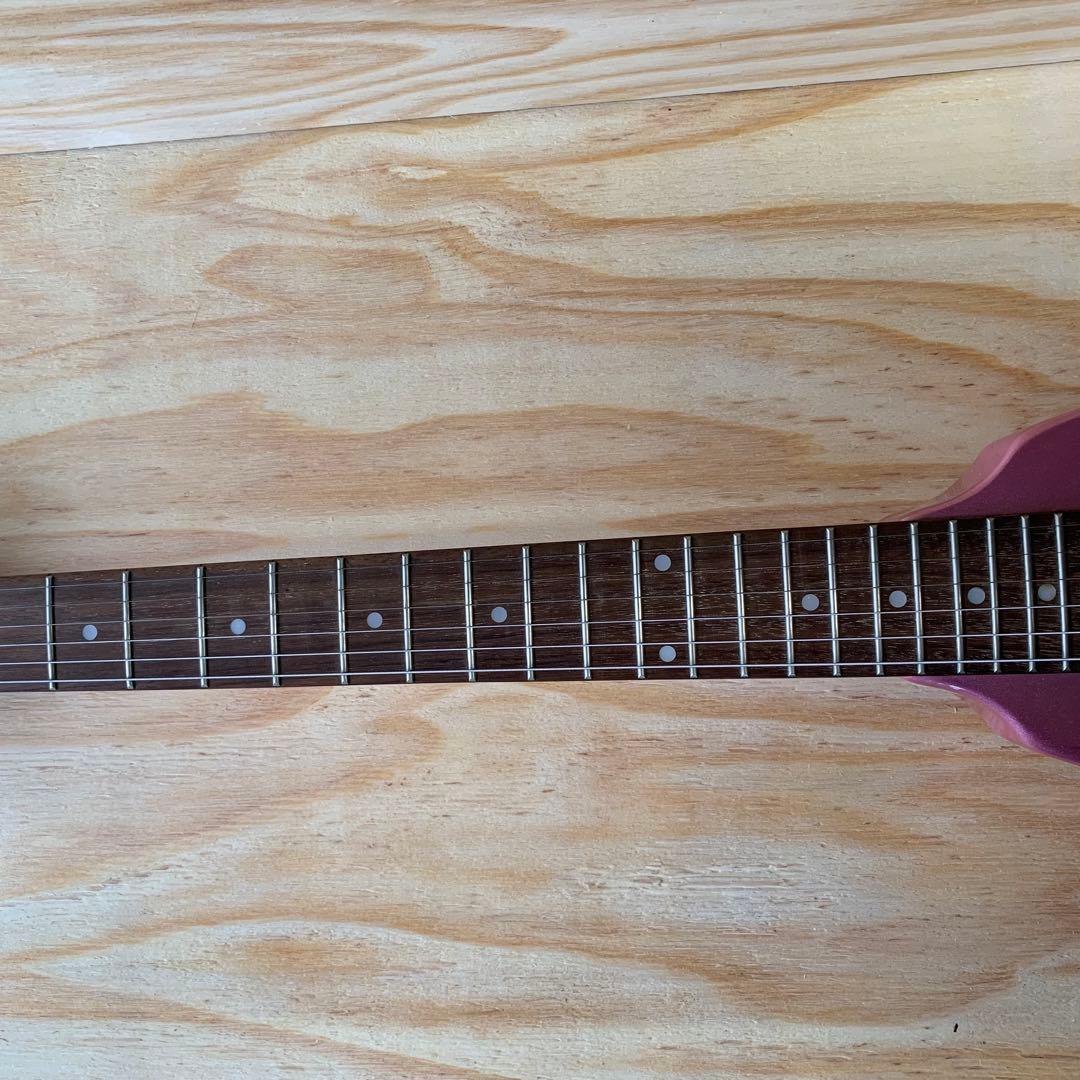 Photogenic フライングV エレキギター ラメピンク