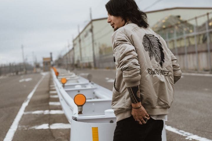 TheBONEZ オフィシャルグッズ MA1 ジャケットザボーンズ