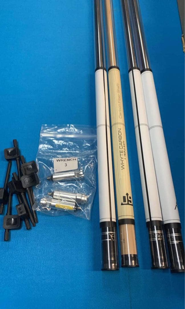 日本未入荷品フェダーゴースト使用 ホワイトカーポン プレイローシャフト