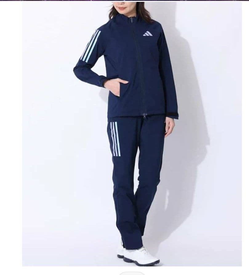 【新品】【未使用 】アディダス ゴルフウェア セットアップ 防寒　レインウェア