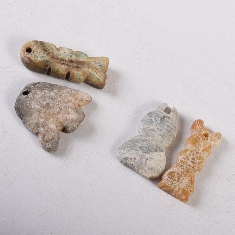 中国 玉石彫刻 根付 玉器 玉珮 装飾品 66点まとめて M R8503 - メルカリ