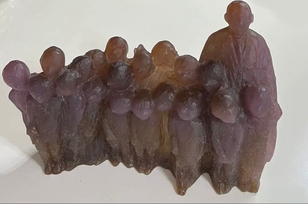 ドームフランス置物　マディ・アンドリアン作者 題．小さな学校　100／57 ドームフランス置物 マディ・アンドリアン作者 題．小さな学校 100／57