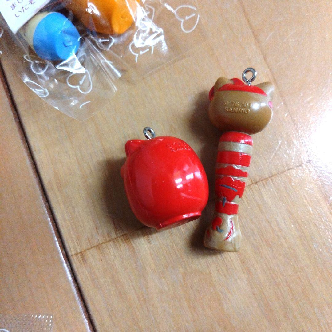 激レア】ご当地キティマスコット ふるさと紀行だるまキティ こけしキティ