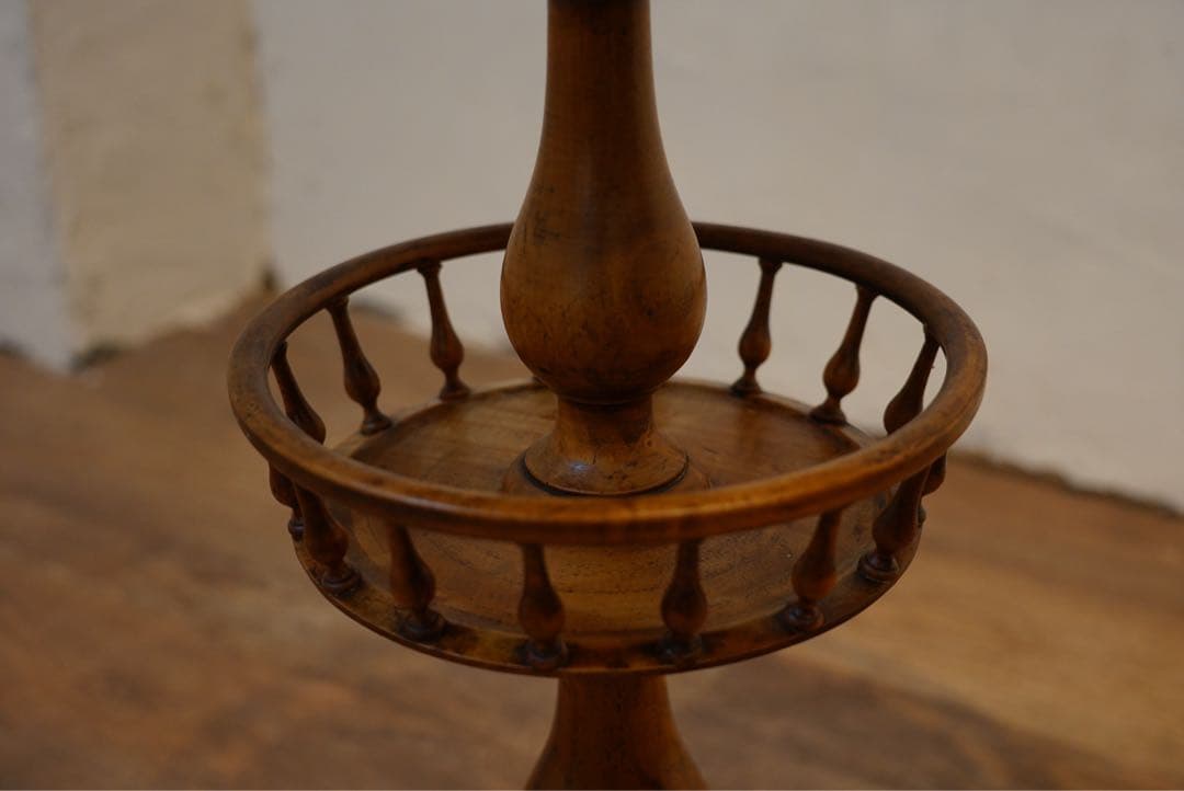 フランスアンティーク 回転棚 古木 1800年代 棚 回転 テーブル シェルフ
