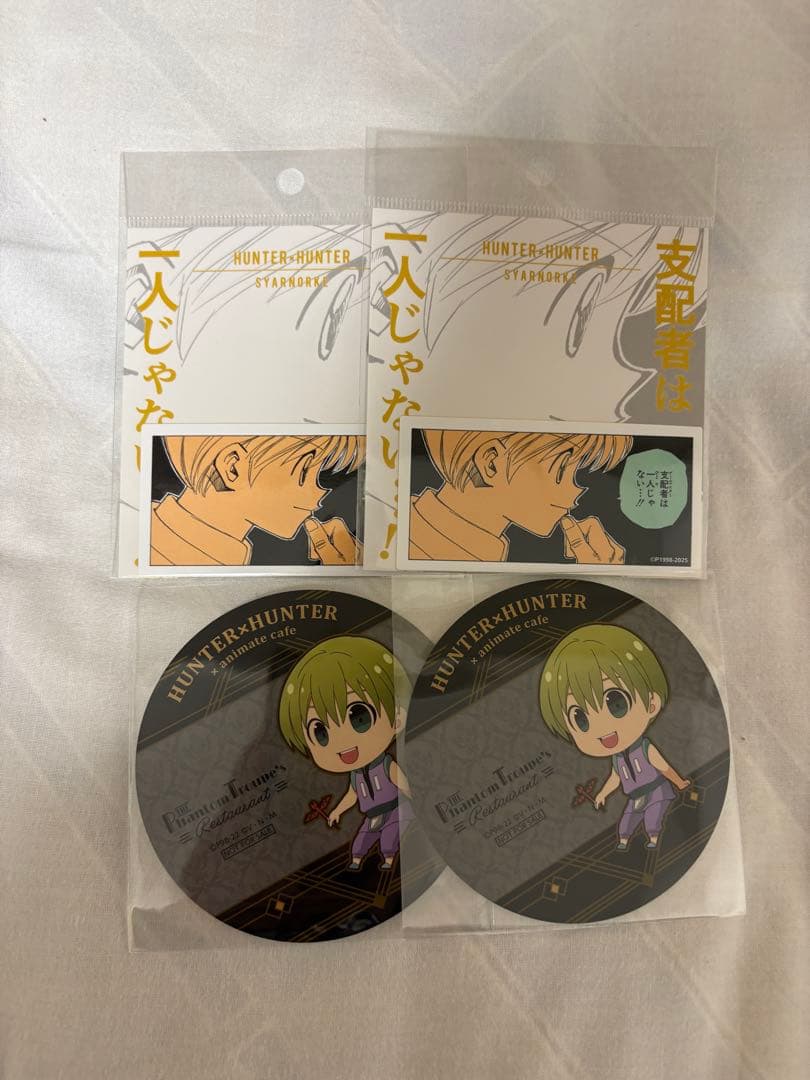 ハンターハンター シャルナーク 缶バッジ アクスタ まとめ売り