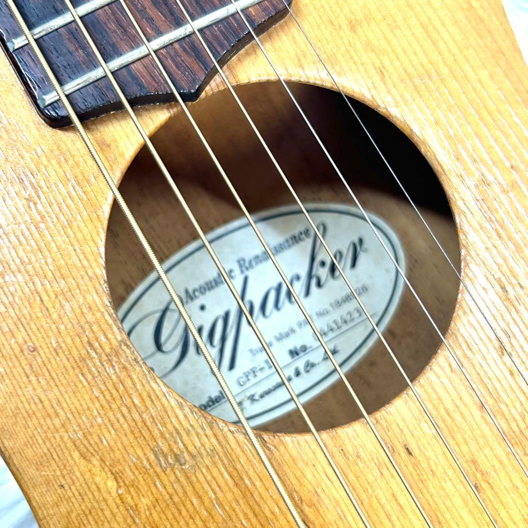 レア】クロサワ楽器 GIGPACKER GPF-1 トラベルギター ケース付 - メルカリ