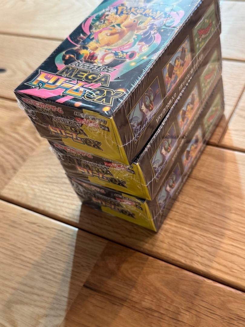 ポケモンカード MEGAドリームex 新品未開封シュリンク付 3BOX