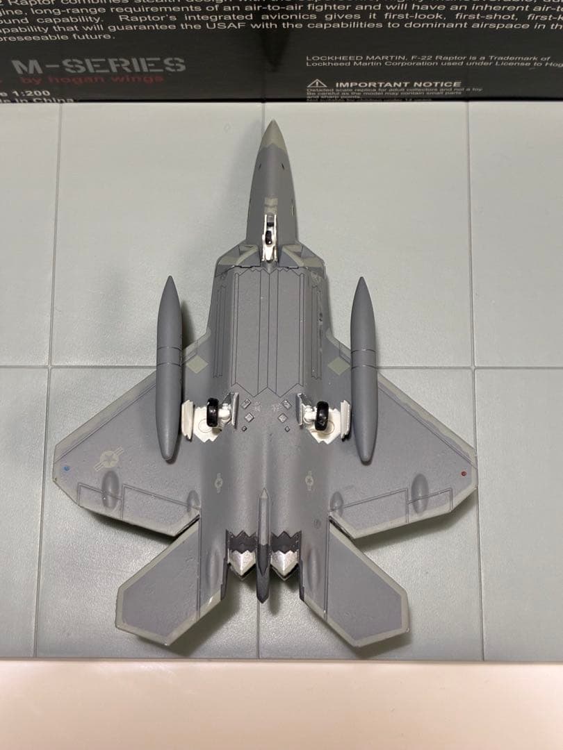 ホーガン1/200 F-22A アメリカ空軍 第192戦闘航空団No.6863