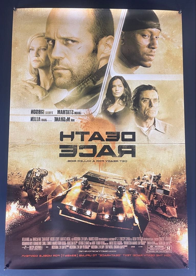 枚数限定*映画館用両面印刷ポスターUS版:デス・レース ジェイソン